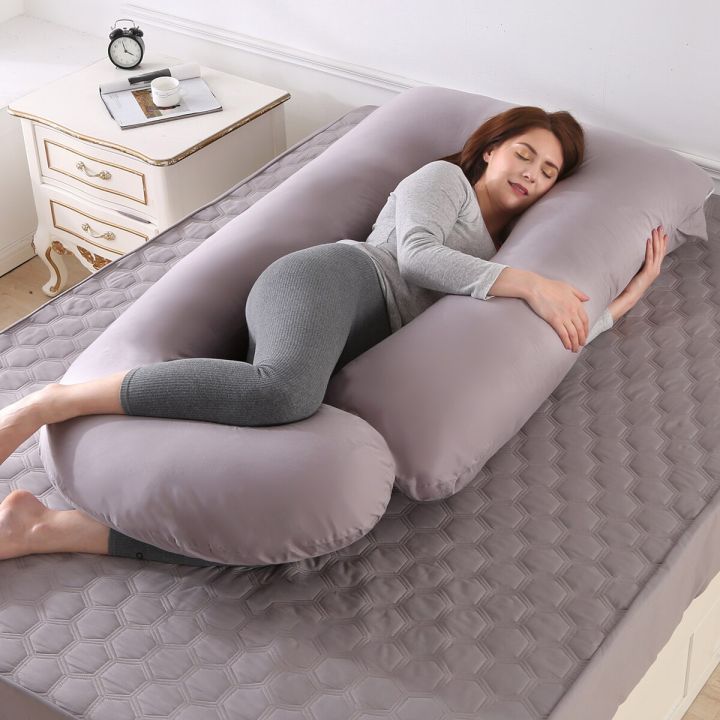 Large%20Size%20Pregnancy%20Pillow%20Gray%20J-Shape%20Pregnant%20Pillow%20Crystal%20velvet%20Full%20Body%20Maternity%20Pillow%20for%20Pregnant%20Women%20-%20Image%202