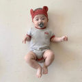 Cute Bear Ear Baby Headband Korean Solid Color Elastic Hair Bands For Infant Boy Girl Hairband Soft Cotton Newborn Turban.