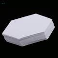 3x100 Pieces Hexagon Shape Paper Quilting Templates for Sewing Craft 7.9cm. 