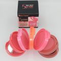 Music flower 5-in-one Makeup Cheek Blush Powder 5 Color blusher different color Powder pressed Foundation Face Makeup Blush. 