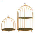 Bird Cage Desktop Perfume Organizer Holder Countertop Makeup Rack 1-Tier.