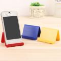 Desk Cell Phone Stand Holder Mini Plastic Mobile Phone Holder Random Color Universal Phone Holders Support Logo Customization. 