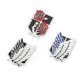 Classic Anime Aot Attack on Titan Brooch Wings of Freedom Enamel Pins Metal Badges Cosplay Collection Accessories Gift for Fans.