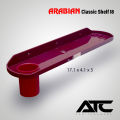 ARABIAN 17inch Classic Shelf for Bathroom and Basin -Maroon.