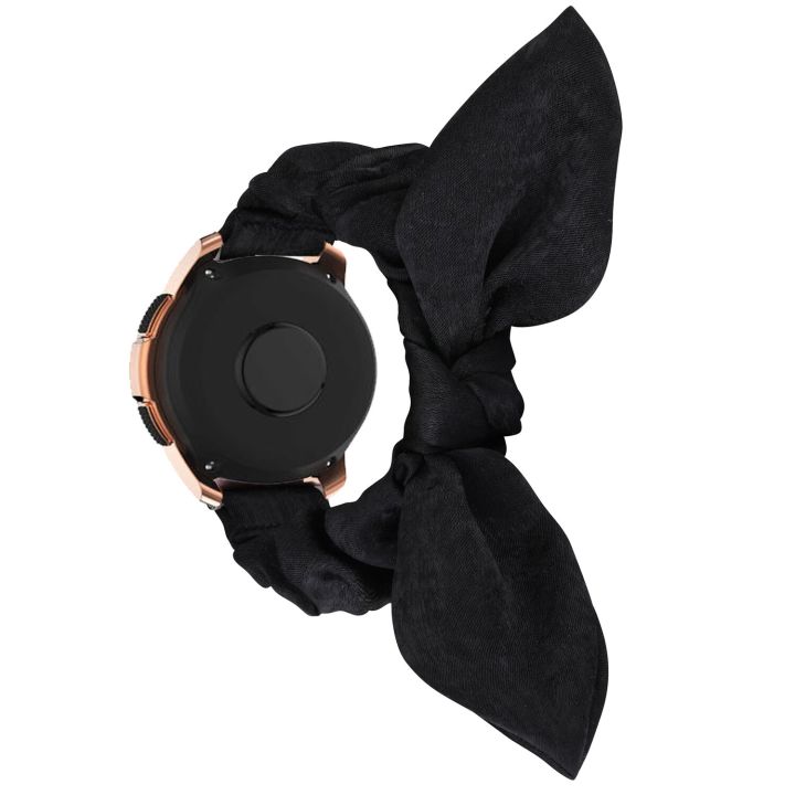 Women%20Scrunchie%20Elastic%20Strap%20for%20Samsung%20Galaxy%20Watch%204%203%2041/45%E3%80%902023%E3%80%91mm%20Active%202%2040mm%2044mm%20Gear%20S3%20Classic%20Huawei%20Watch%202%20Fashionband%20-%20Image%206