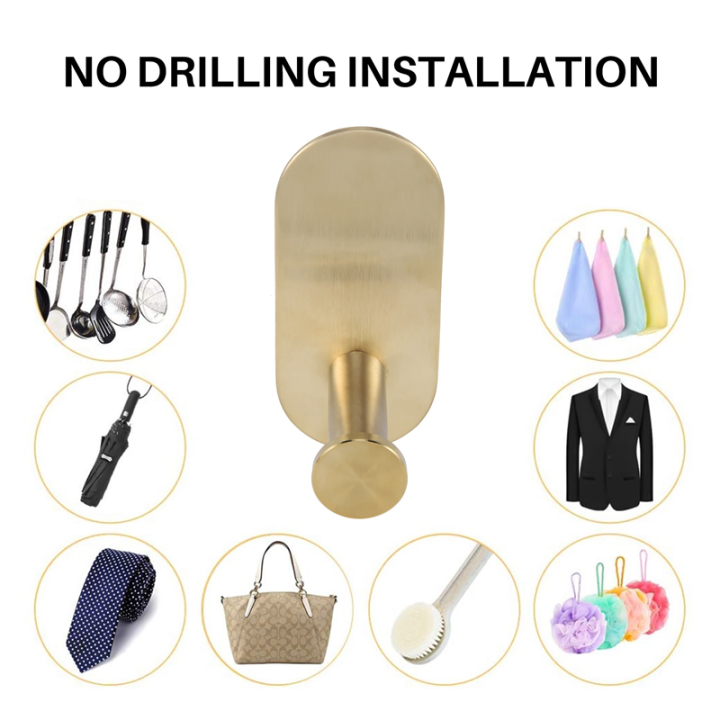 Wall%20Mounted%20Hand%20Towel%20Bar%20Rack%20Toilet%20Paper%20Holder%20Hook,10cm%20-%20Image%204