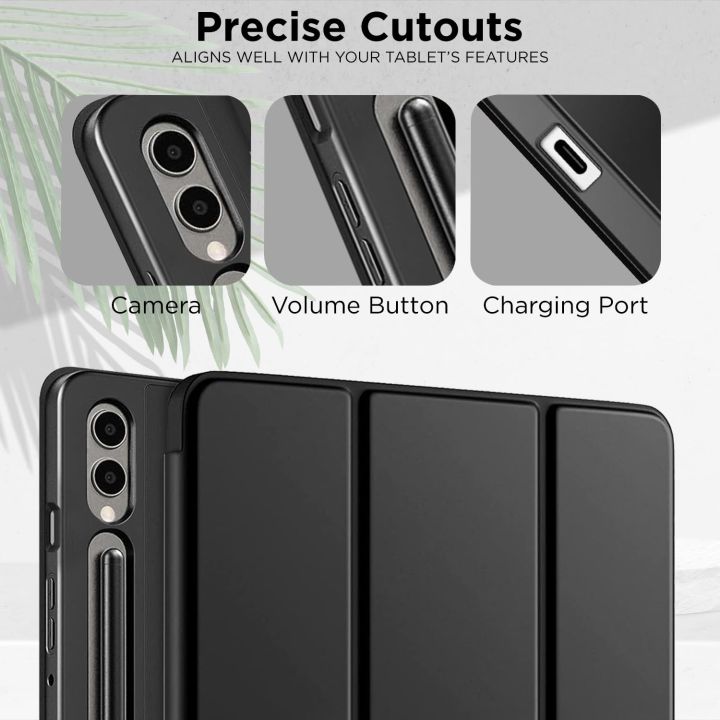 Robustrion%20Cover%20for%20Samsung%20Tab%20S9%20FE%20Plus%2012.4"%20Cover%20Case%20Flip%20Stand%20Back%20Case%20Cover%20%5BS%20Pen%20Holder%5D%20for%20Samsung%20Galaxy%20Tab%20S9%20Plus/Tab%20S9+%20Cover%20Tablet%20Cover%20with%20%5BAuto%20Sleep/Wake%5D-Black/Navy%20Blue%20-%20Image%2010