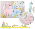 1 Pc Cotton Waterproof Bibs for Baby - Baby Bibs (Multicolor - As Per Stock). 