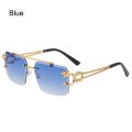 UV400 retro rimless sunglasses for men steampunk outdoor cycling sunglasses women punk fashion glasses vintage shades Gafas.