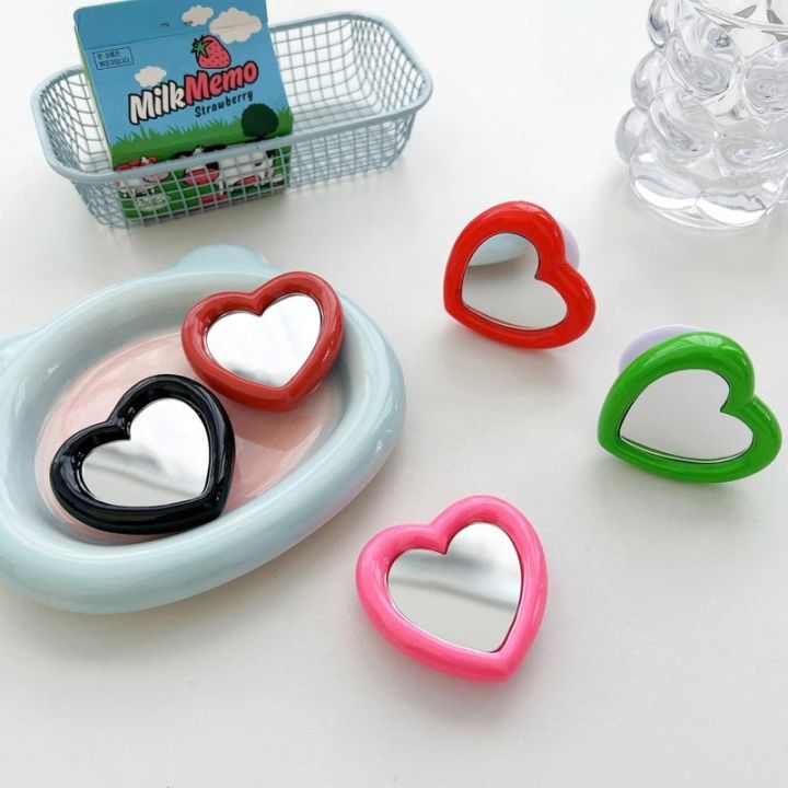 Korean%20INS%20Cute%20Love%20Heart%20Mirror%20Griptok%20Bracket%20For%20iPhone%2015%20Accessories%20Grip%20Tok%20Acrylic%20Phone%20Holder%20Ring%20Stand%20Holder%20Girl%20-%20Image%202