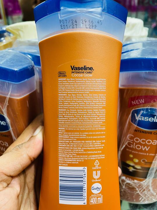 Vaseline%20Intensive%20Care%20Cocoa%20Glow%20Body%20Lotion%20-%20400ml%20-%20Image%204