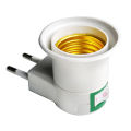 【Trending in Fashion】 HelloWorld E27 Screw Lamp Bulb Socket Holder Adapter Converter with On-Off Switch EU Plug. 