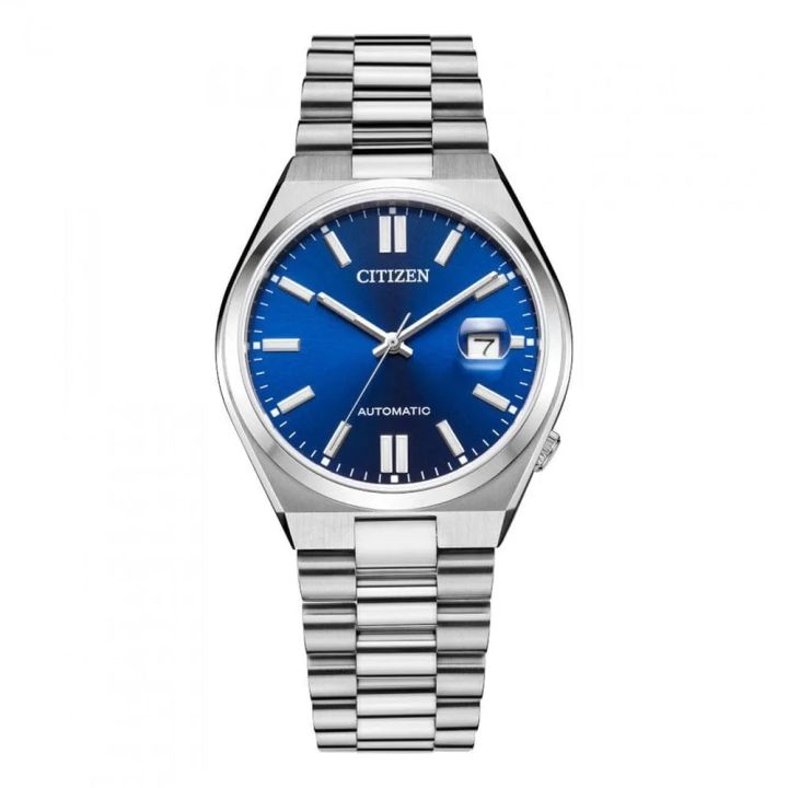 Inspired by  citizen Pantone Blue Dial Limited Ed. Tsuyosa Stainless Steel Watch NJ0158-89L