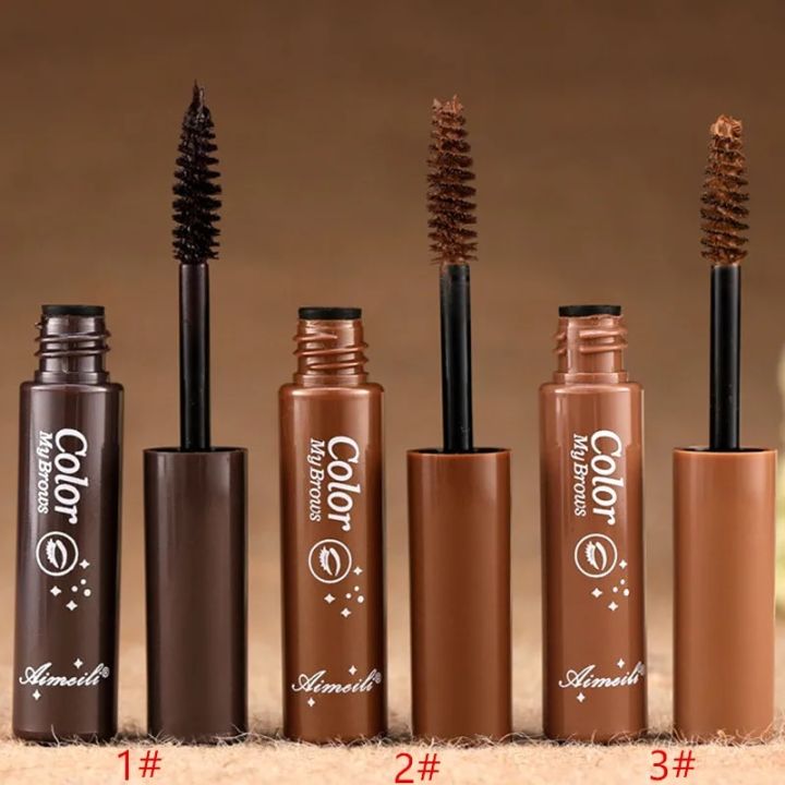 New%203%20Colors%20Longlasting%20Waterproof%20Eyebrow%20Mascara%20Cream%20Eye%20Brow%20Shadow%20Makeup%20Beauty%20Comstic%20Tools%20with%20Brush%20Dye%20Eyebrow%20Gel%20-%20Image%203