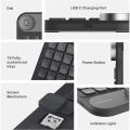 HUION Keydial Mini Wireless Keyboard Bluetooth Connectivity Keyboard with Dial, for Drawing Tablet PC MacBook Surface Pro Laptop.