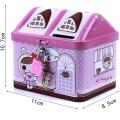 Money Boxes Metal House Shape Piggy Bank Coin Safe Storage Box By Gift Corner Shopping. 