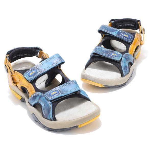 Woodland Leather Sandals  For Men - 1033111 Blue