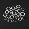 ZS 1PC Large Size Hoop Earring 316L Stainless Steel Ear Gauges Plugs Punk Septum Nose Rings 2/4/6/8/10/12G BCR Body Piercings.