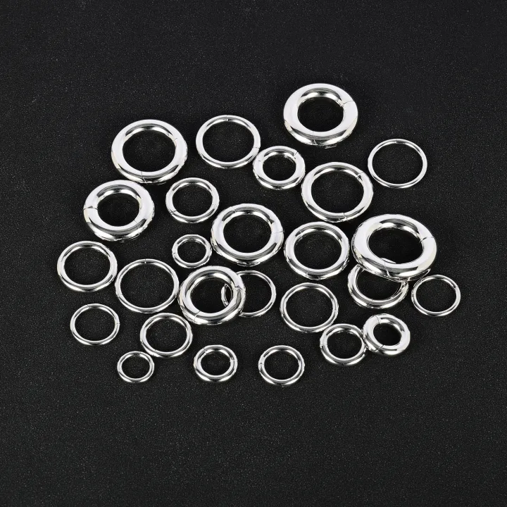 ZS%201PC%20Large%20Size%20Hoop%20Earring%20316L%20Stainless%20Steel%20Ear%20Gauges%20Plugs%20Punk%20Septum%20Nose%20Rings%202/4/6/8/10/12G%20BCR%20Body%20Piercings%20-%20Image%206