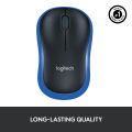 Logitech M185 Wireless Mouse, 2.4Ghz With Usb Mini Receiver, 12-Month Battery Life, 1000 Dpi Optical Tracking, Ambidextrous Pc / Mac / Laptop - Grey - Mouse.