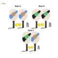 Wooden Pickleball Paddles Set with Beginner Racket 40cm Long 19cm Wide 2 Paddles 2 Pickle Balls Portable. 