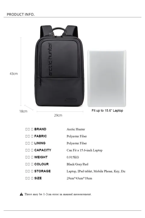 B00529%20Arctic%20Hunter%20Tas%20Ransel%20Kasual%20Backpack%20Laptop%2015.6%20Inch%20-%20Image%206