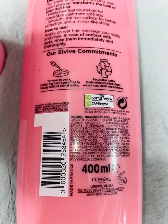Loreal%20Paris%20Elvive%20Shampoo%20Nutri-Gloss%20Shine%20with%20Pearl%20Powder%20400ml%20France%20-%20Image%205