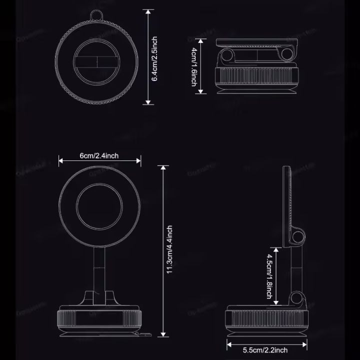 Timack%C2%AE%20Magnetic%20Car%20Phone%20Holder%20360%C2%B0%20Rotation%20Folding%20With%20Vacuum%20Suction%20Cup%20For%20iPhone%2012-16%20Series%20Car/Gym/Driving%20Phone%20Holder%20-%20Image%207