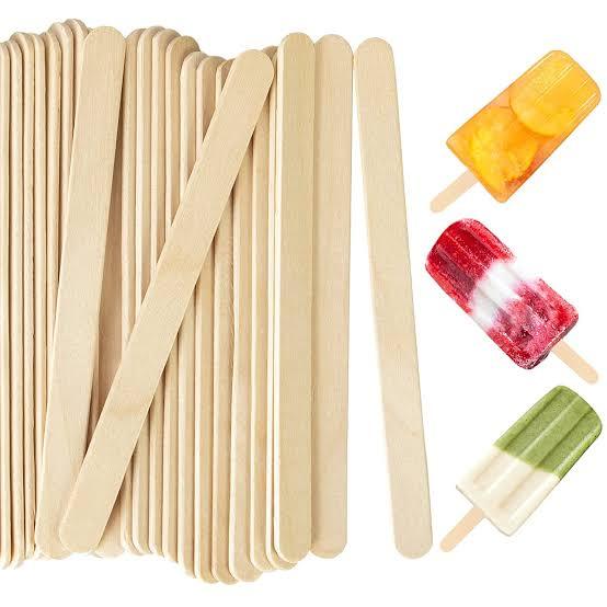 4.5 inch 500 Deliciously Fun Popsicle Ice Cream Stick Set - 500 Pcs for Summer Treats and Refreshing Snacks - for DIY