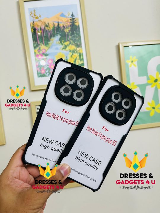 Xundd%20Xiaomi%20Redmi%20Note%2014%20Pro%20Plus%205G%20Back%20Cover%20Case%20%7C%20360%20Degree%20Protection%20%7C%20Shock%20Proof%20Design%20%7C%20Transparent%20Back%20Cover%20Case%20for%20Redmi%20Note%2014%20Pro%20Plus%20(PC%20&%20TPU,%20Black%20Bumper)%20-%20Image%203