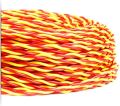 2 Color Yellow Red electric cable wire (30 feet). 