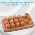Mini 12-key Keyboard Custom Shortcuts Plug and Play Keypad for Office Games.