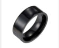 Cross-border jewelry mobile phone label NFC titanium steel ring smart wearable ring black technology smart ring nfc spot. 