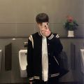 Spring, Autumn and Winter Stars Same StyleinsWoolen Cloth Baseball Jacket Men and Women Students Loose Korean Style Couple Jacket.