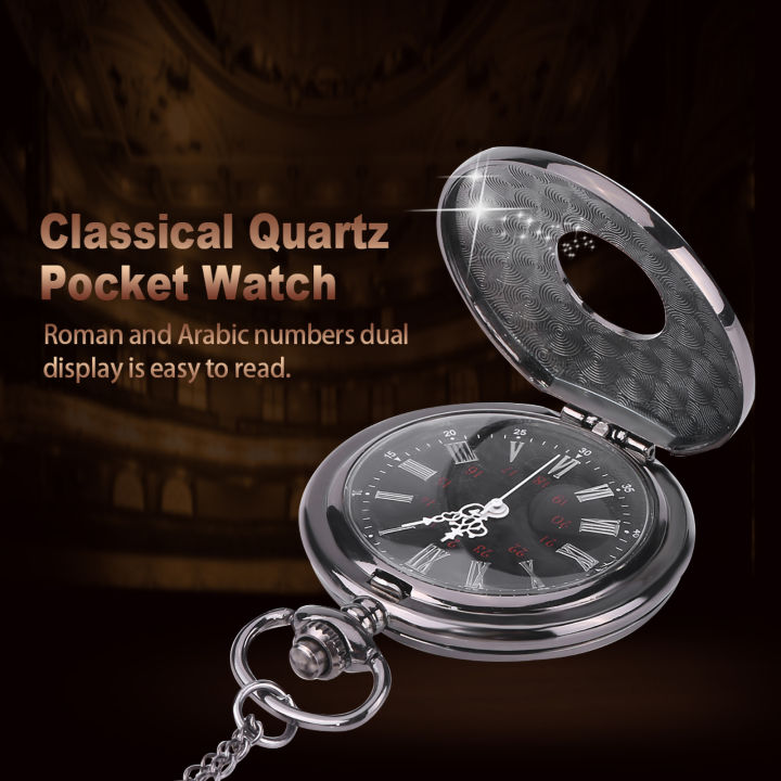 【Broad Sunlight shop】(NEW)Antique Pocket Watch Steampunk Chain During Retro UK Hot