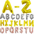 16 32 Inch Foil Letter Balloons A-Z Air Helium Alphabet Balloon Figures Happy Birthday Wedding Decorations Adult Name Baloon. 