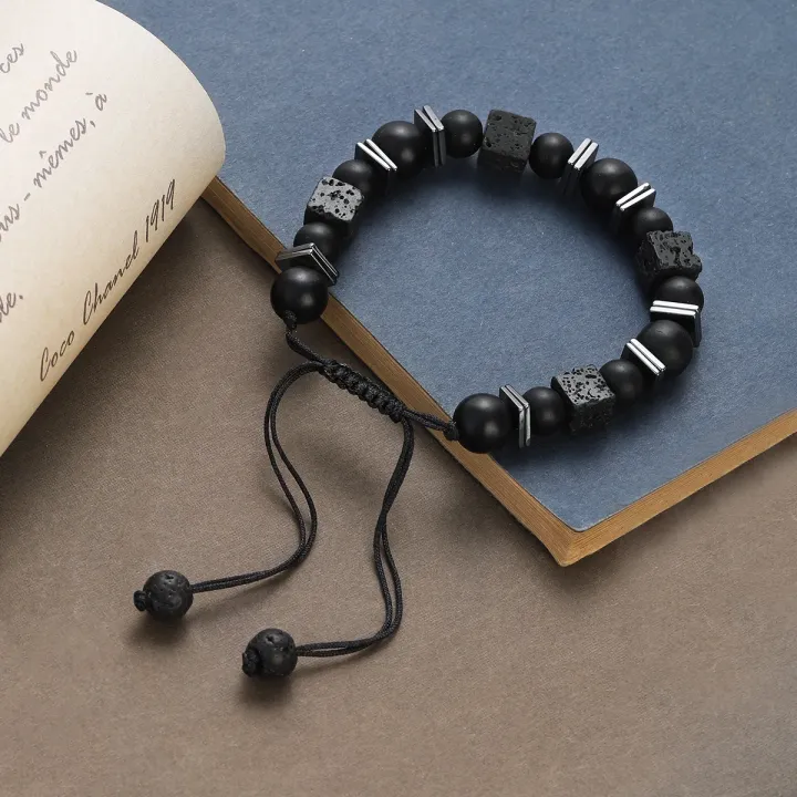 Lava%20Stone%20Bracelets%20for%20Men%20Matte%20Black%20Beaded%20Bracelet%20With%20Adjustable%20Designs%20For%20Boys%20-%20Image%206