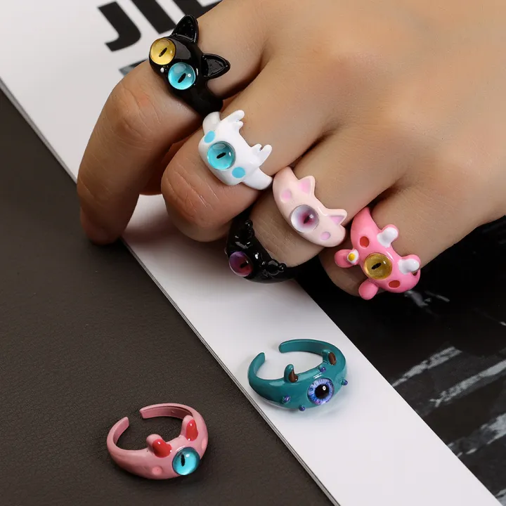 Punk%20Anime%20Monster%20Rings%20Women%20Child%20Friends%20Funny%20Animal%20Adjustable%20Opening%20Finger%20Ring%20Jewelry%20Gift%20-%20Image%208