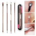 Professional Pimple Popper Tool Kit skin care product - With Comedone Extractor Milia Removal Tool Blackhead Tweezers and Whitehead Remover Tool Spot Treatment Acne Set. 