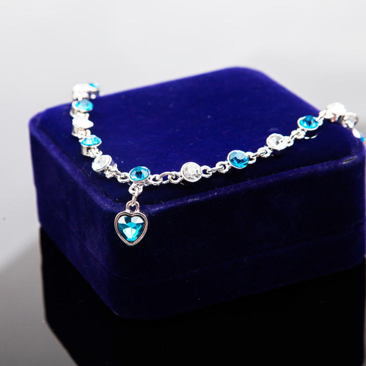Trendy%20Crystal%20Rhinestone%20Heart%20Shape%20Light%20Blue%20Stone%20Bracelet%20for%20Women%20New%20Collection%20-%20Bracelet%20for%20Girls%20Simple%20Stylish%20-%20Image%206