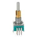 EC11EBB24C03 Dual Axis Encoder with Switch 30 Positioning Number 15 Pulse Point Handle 25mm. 