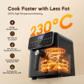 Oraimo NutriFry S1 1500W 6L Air fryer ( OAF-261A )- GRAPHITBLACK.