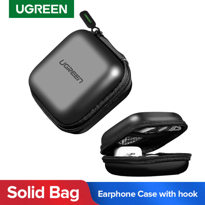 (New)%20earphone%20case%20small%20headphone%20hard%20case%20carrying%20bag%20pouch%20with%20Mesk%20pocket%20and%20double%20zipper%20for%20AirPods,%20in-ear%20earbuds%20-%20Image%202