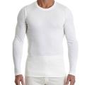 Skin Tight Full Sleeve T-Shirt for Unisex- White.