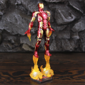 ZD Toys Iron Man Mark 43 Led Version Action Figure Toy 1/10 Scale 7 inch Collective Figure Toy Gift Licensed. 