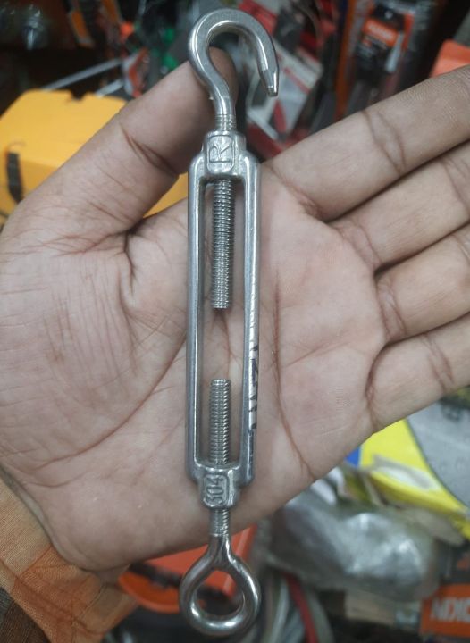 Wire%20Tensioner%206mm%206%20inch%20Stainless%20Steel%20Hook%20and%20Eye%20Tensioners%20Rope%20Cable%20Tension,%20Adjustable%20Garden%20Wire%20Tensioner%20Kit,%20Heavy%20Duty%20-%20Image%202