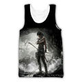 Pheshion New Fashion men/women Tomb Raider 3D printed sleeveless vest streetwear men loose sporting tank tops A104. 