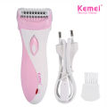 Kemei KM-3018 Electric Rechargeable Lady Shaver Hair Remover Epilator Shaving Wool Scraping EU For Whole Body Use. 