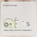 JOJOCAT Wireless Bluetooth Audio Portable Amplifier Home KTV Microphone Children'S Karaoke Small Microphone Speaker Green Durable Easy Install. 