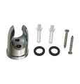 Handheld Shower Spray Head Holder Bracket/Wall Mount for Bathroom Hand Sprayer Wand Brushed Nickel Or Chrome Polish. 
